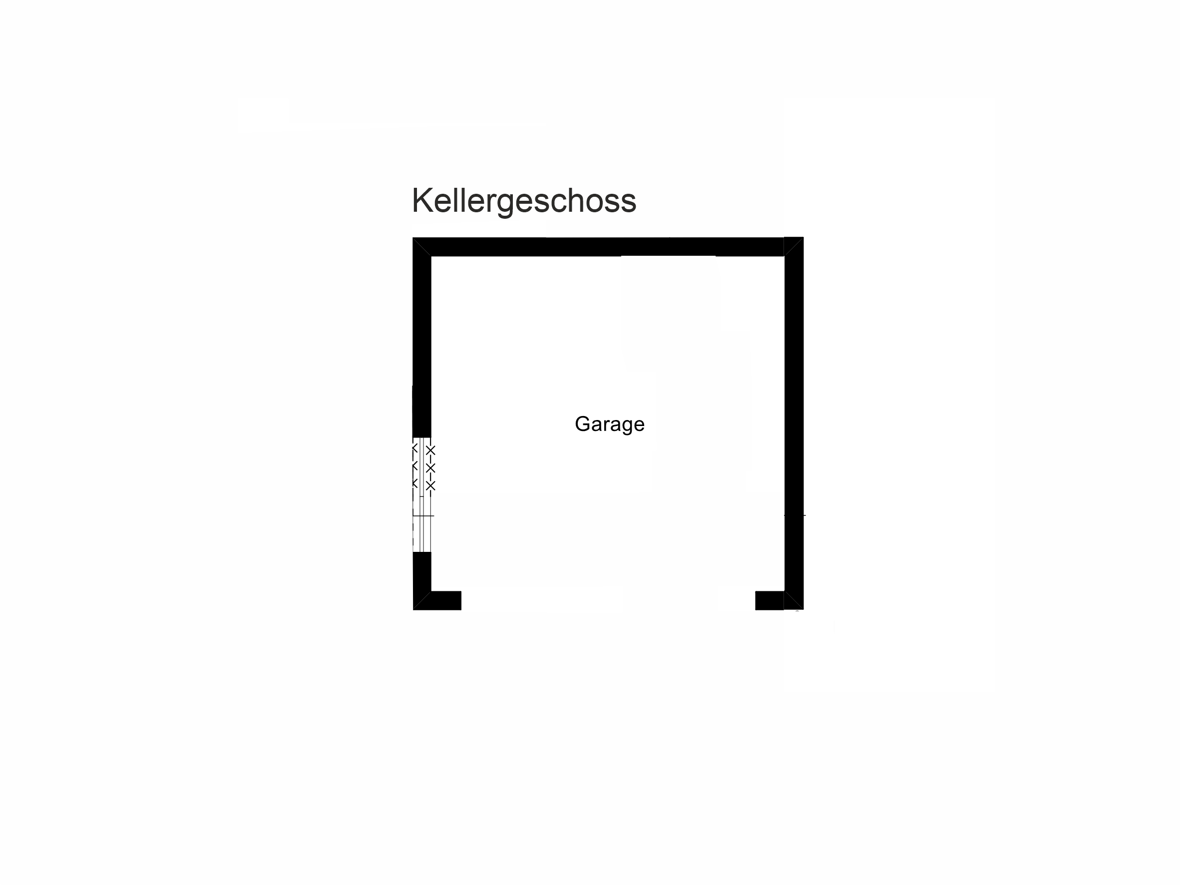 Grundriss Erdgeschoss der Wohnraumerweiterung im zweigeschossigen Holz-Anbau